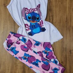 Pijama Stitch Logo Grande