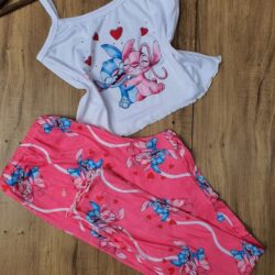 Pijama Stitch e Angel