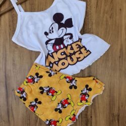 Pijama Verão - Mickey Mouse Multi logos