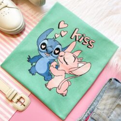 T-Shirt Stitch and Angel - Kiss