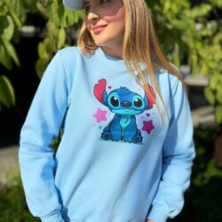 Blusa Moletom Stitch - Estrelas