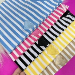 T-Shirt Coração - Listradinha I