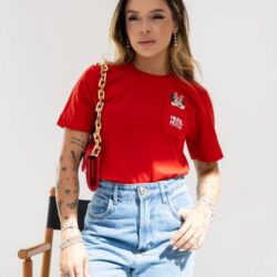 T-Shirt Minnie Mouse - Com Bolso