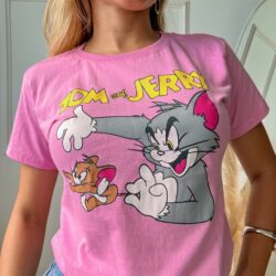 T-Shirt Tom e Jerry - O Gato e o Rato