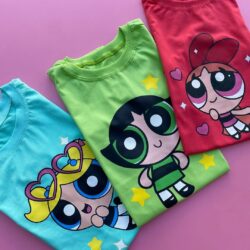 Kit com 3 T-Shirts Meninas Super Poderosas I