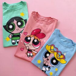 Kit com 3 T-Shirts Meninas Super Poderosas II