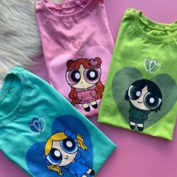 T-Shirt Meninas Super Poderosas - Tradicional