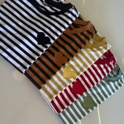 T-Shirt Coração - Listradinha II