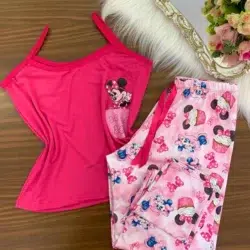 Pijama Verão - Minnie Mouse Mini Logos