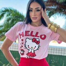 T-Shirt Hello Kitty - Paixão