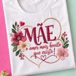 T-Shirt Mãe - O Amor Mais Bonito que Existe I