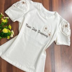 T-Shirt Nunca Pare De Sonhar
