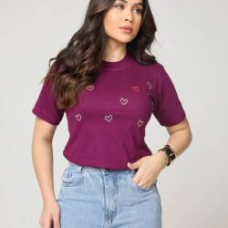 T-shirt Multi - Corações