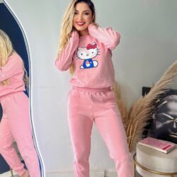 Conjunto Moletom Hello Kitty