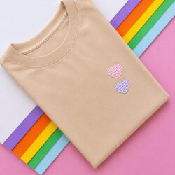T-Shirt Dois Corações